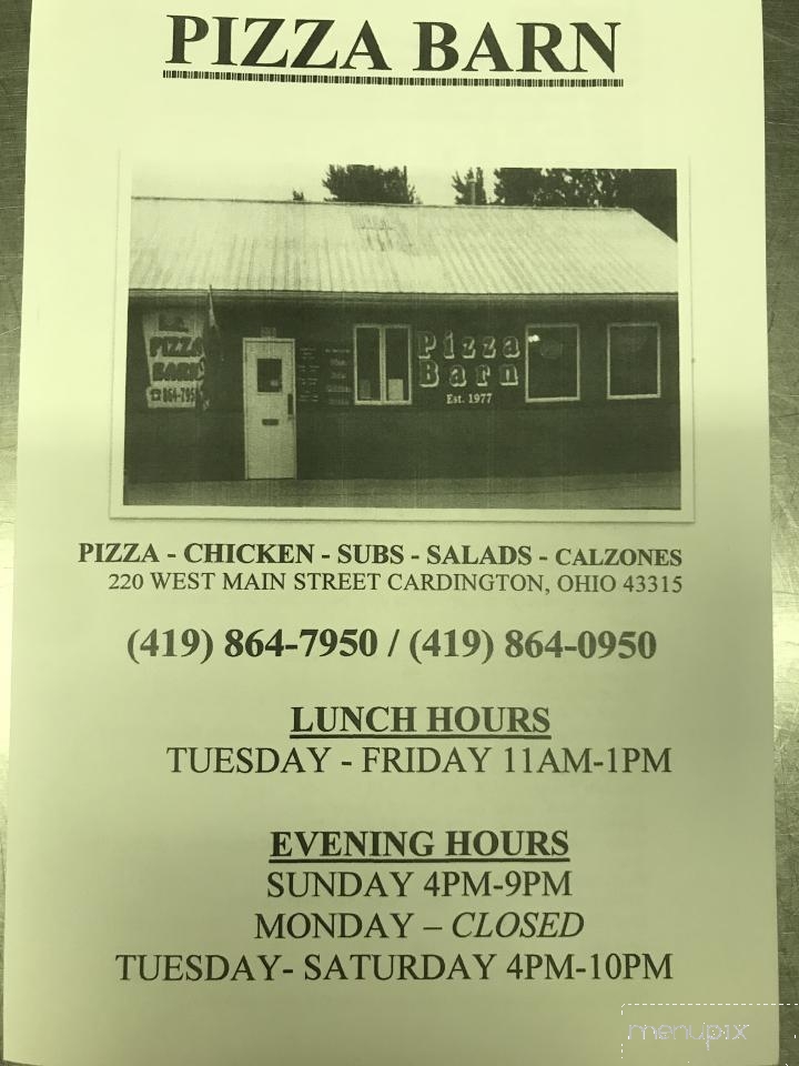 Pizza Barn - Cardington, OH