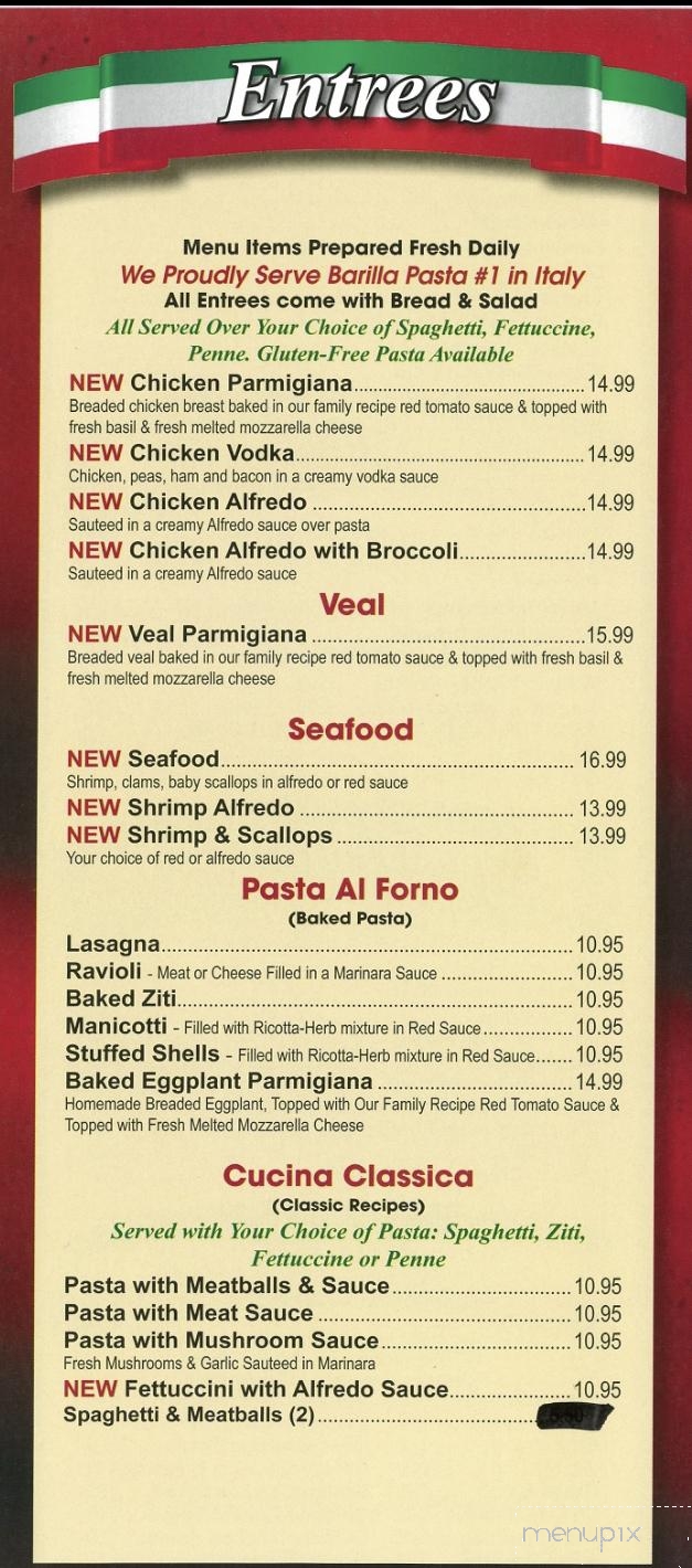 Napoli Pizza - Carlisle, PA menu_pic