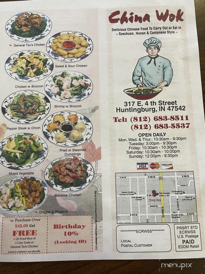 China Wok - Huntingburg, IN menu_pic