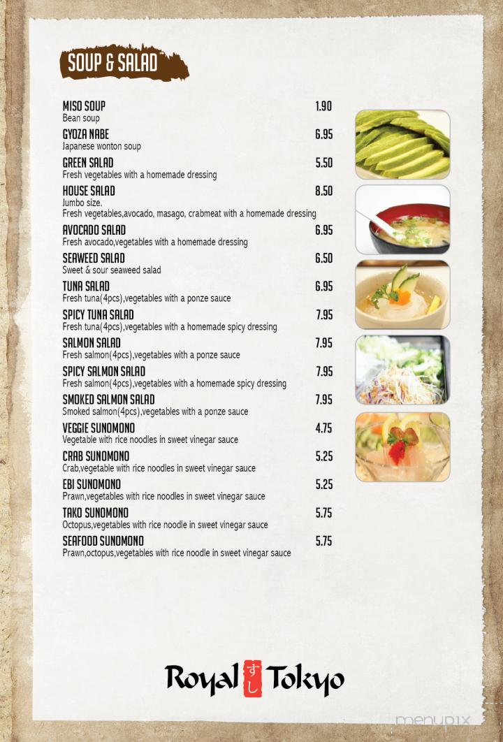Royal Tokyo - Kamloops, BC menu_pic