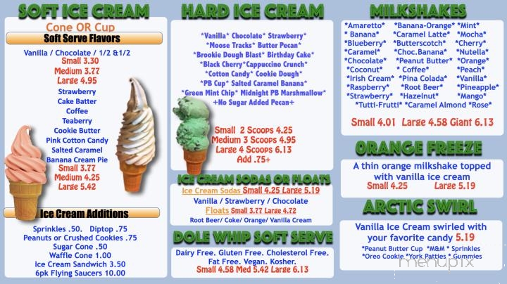 Mill City Dairy Bar - Dalton, PA menu_pic
