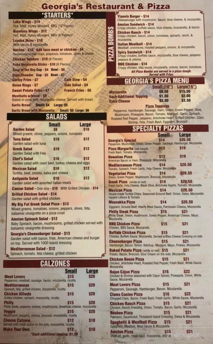 Georgia's Restaurant & Pizza - Amston, CT