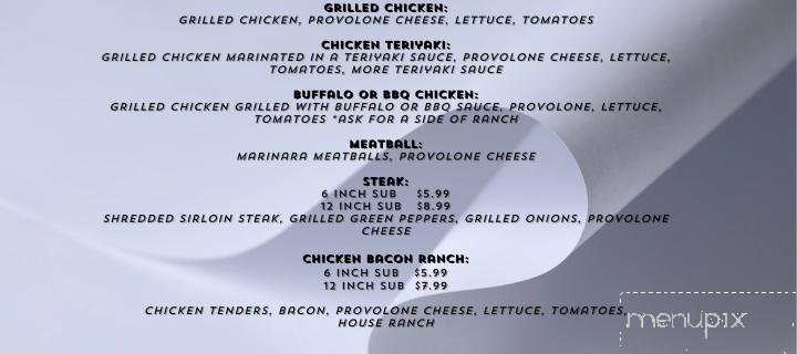 Vinnie's Pizzeria - Findley Lake, NY menu_pic
