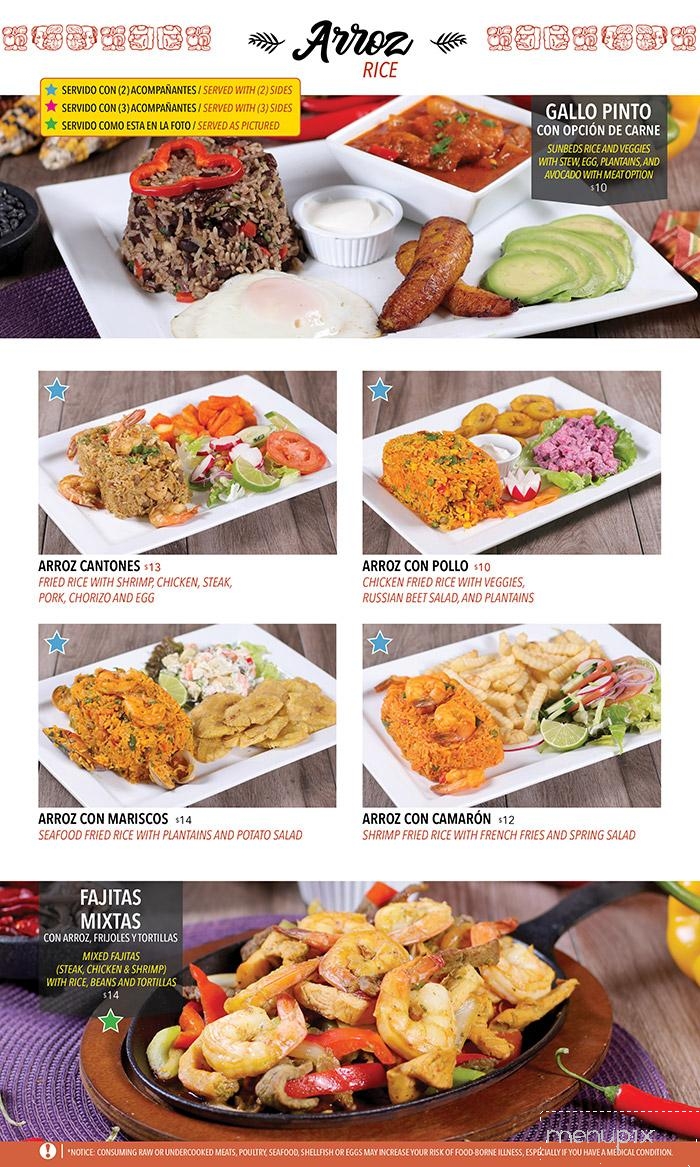 Tikal Restaurant and Lounge - Trenton, NJ menu_pic