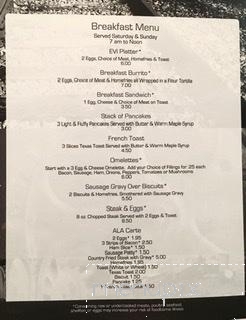 Enon Valley Inn - Enon Valley, PA menu_pic