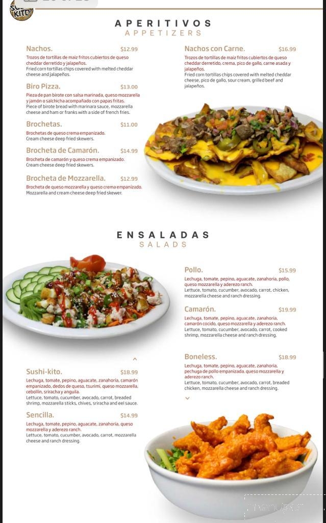 Sushi-Kito - Tucson, AZ menu_pic