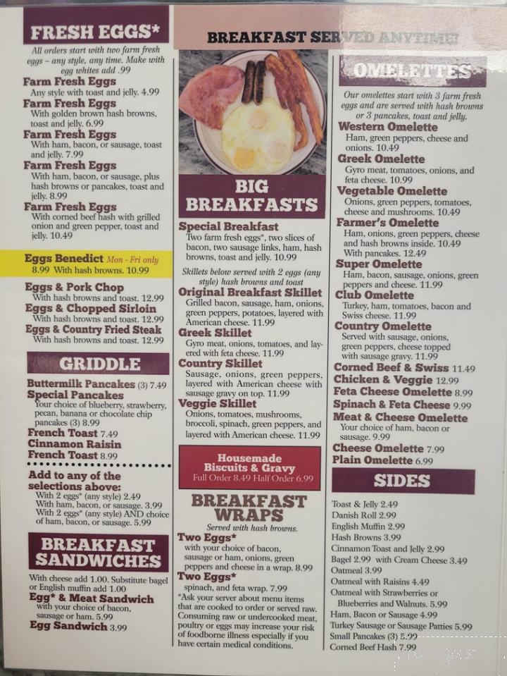 White Lake Brunch - White Lake, MI menu_pic