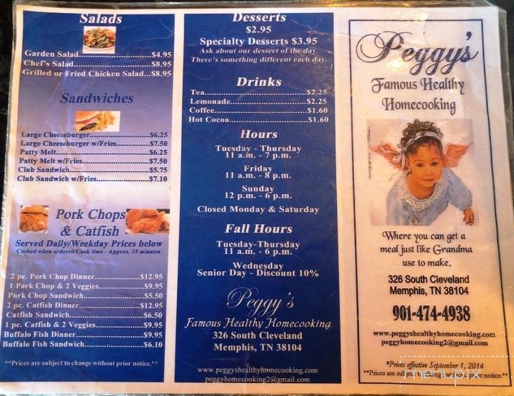 Peggys Heavenly Home Cooking - Memphis, TN