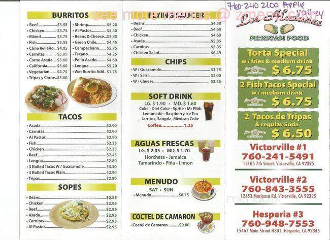 Los Alazanes Mexican Food - Victorville, CA