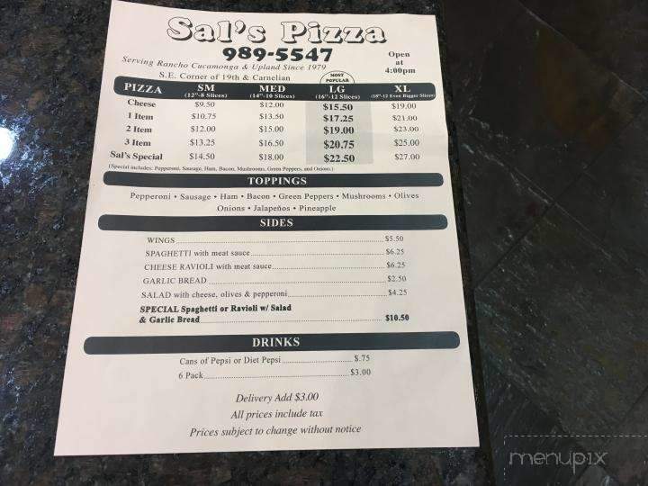 Sal's Pizza - Rancho Cucamonga, CA