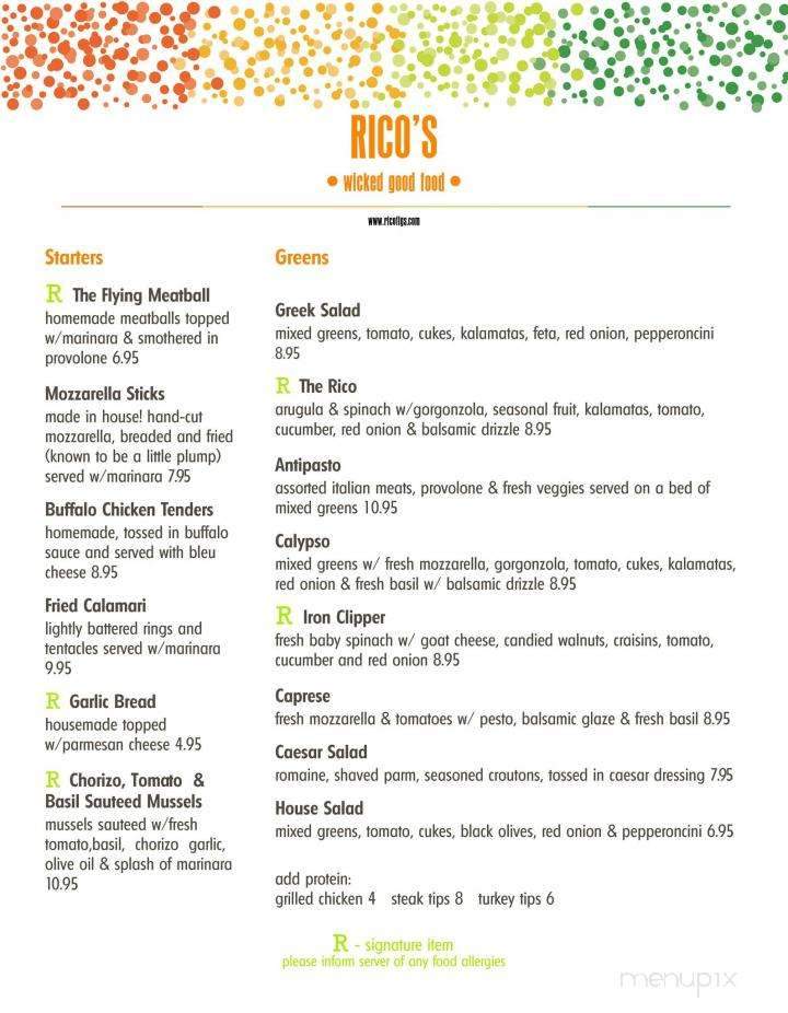 Rico Figs - Hampton, NH menu_pic