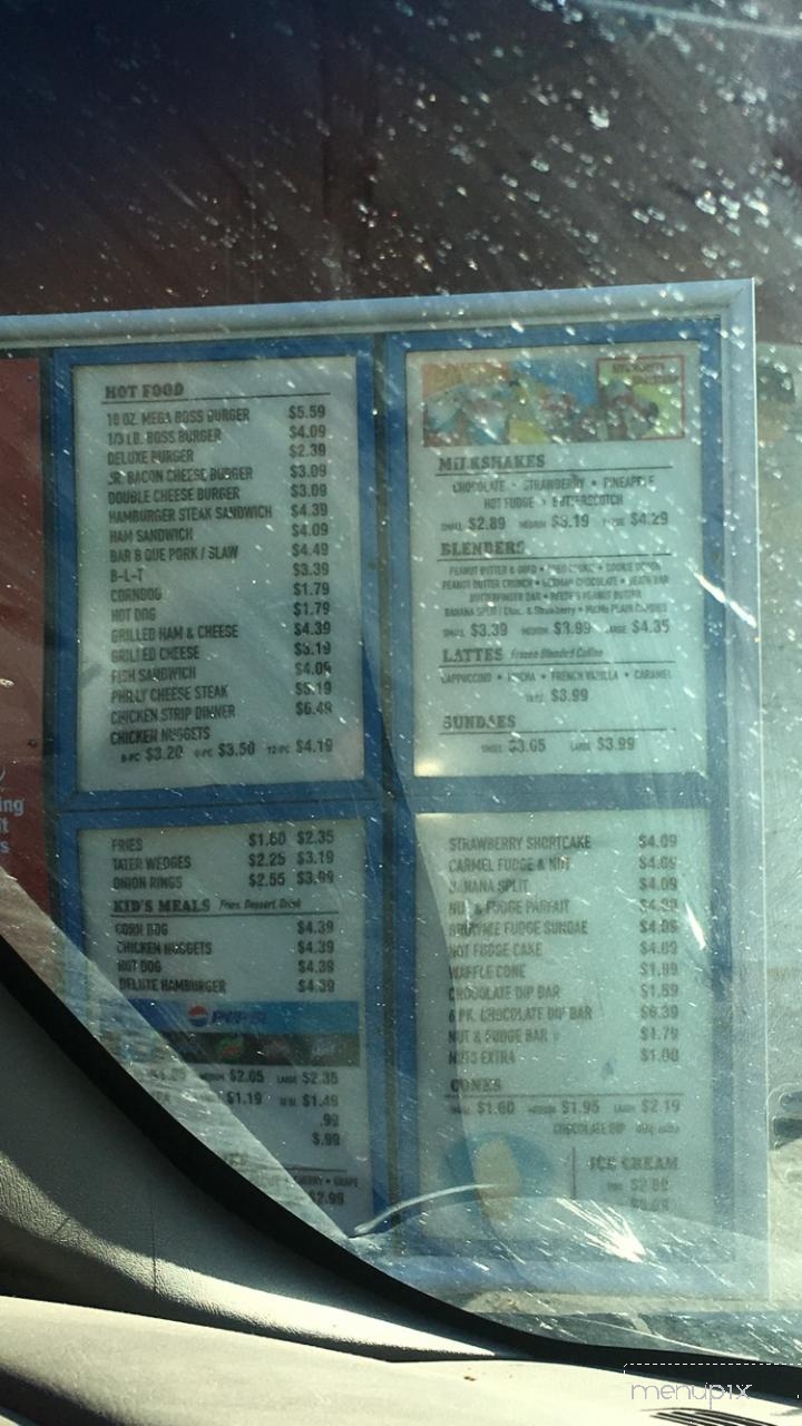 Old Town Dairy Bar - Jonesborough, TN menu_pic