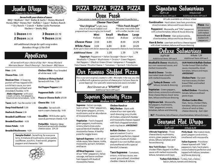 Jim & Sue's Lake City Pizza - Lake City, PA