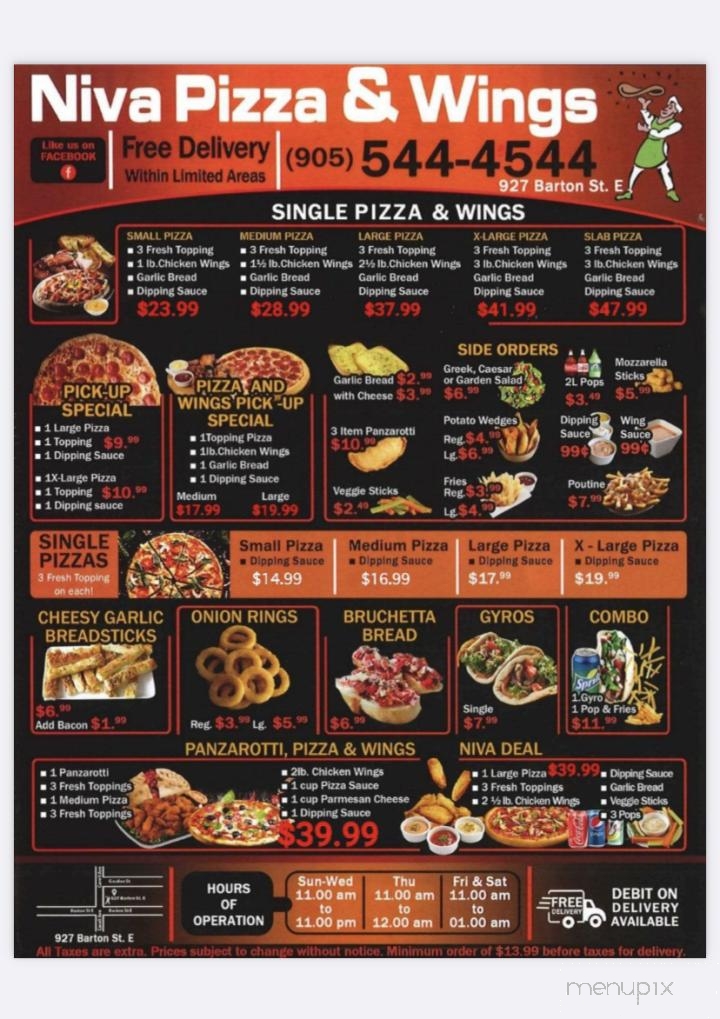 Niva Pizza & Wings - Hamilton, ON