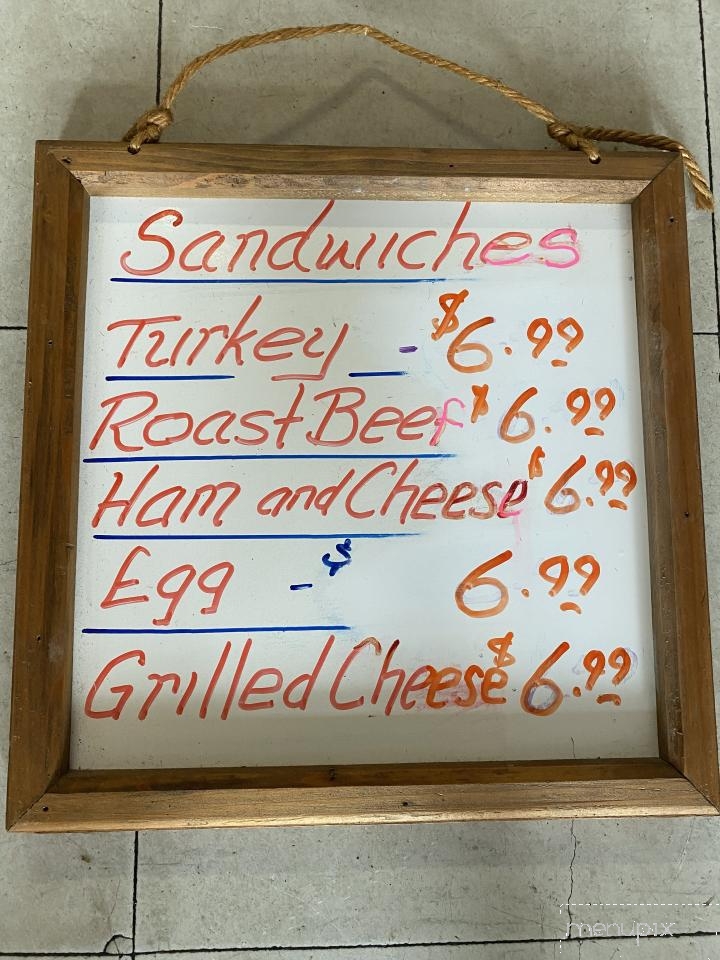 Sharon's Nook - Grand Bank, NL menu_pic