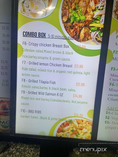 MQ Healthy Food - Millbrae, CA menu_pic