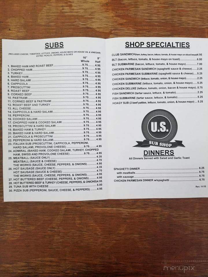 U S Sub Shop - Warren, OH