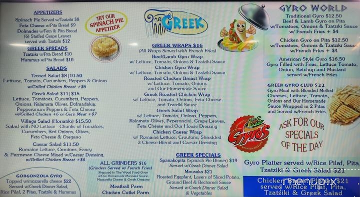 The Greek Wood Fired Pizza Plus - Bethel, CT menu_pic