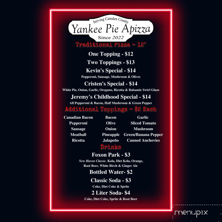 Yankee Pie Apizza - St. Marys, GA