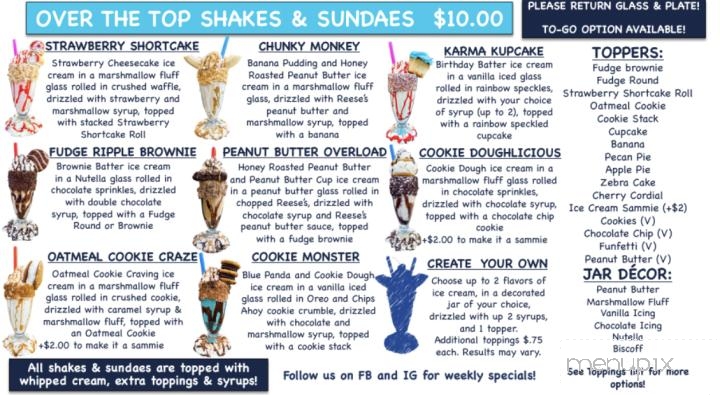 Good Karma Ice Cream - Easley, SC menu_pic