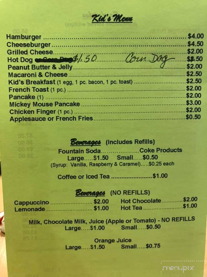 L J's Garden Cafe - Magnolia, IL menu_pic