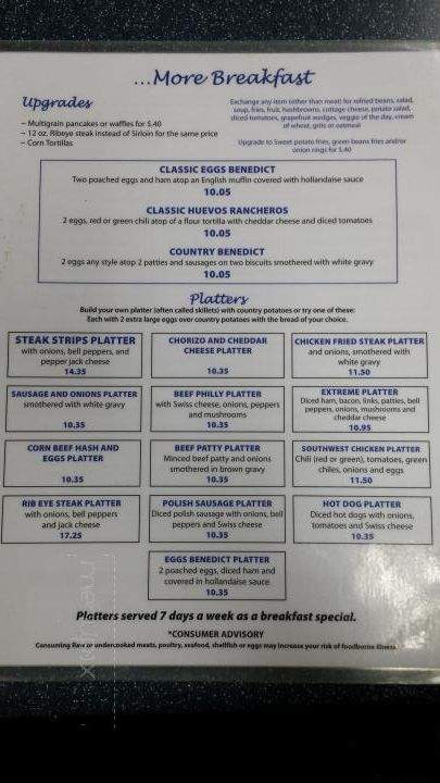 Mike & Ronda's - Flagstaff, AZ menu_pic