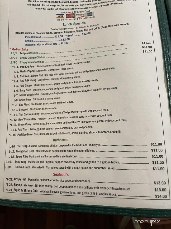 Thai BBQ - Grants Pass, OR menu_pic
