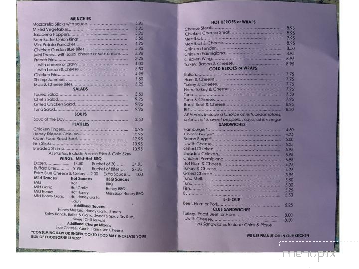 Hogan's Heroes & Pizza - Dallas, PA menu_pic