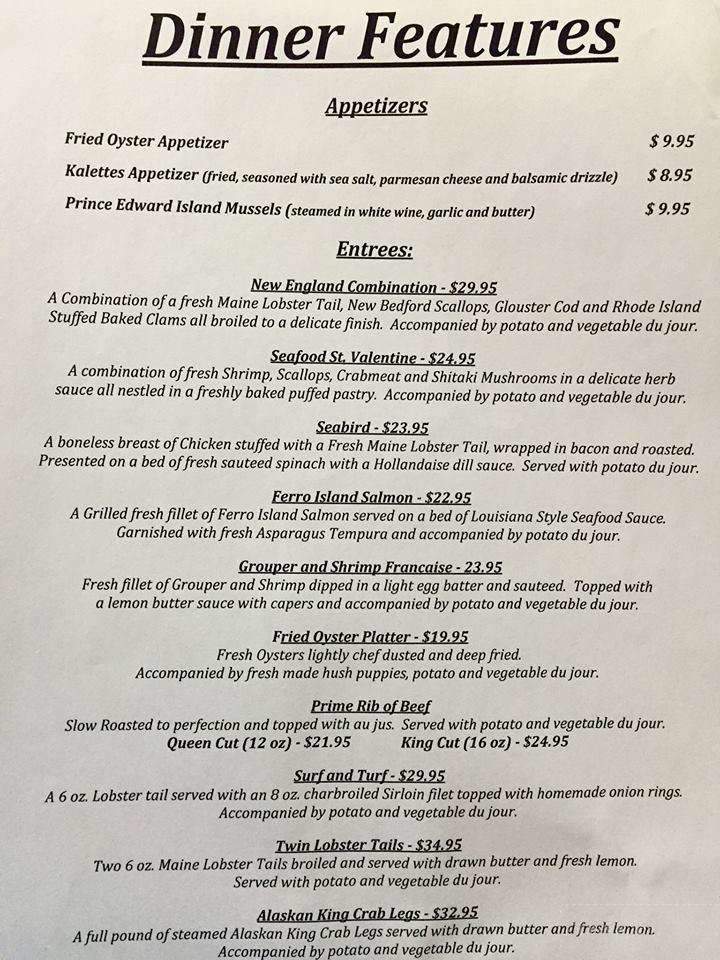 Balch's Fish Fry - Milford, PA menu_pic