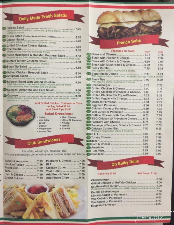 Swansea House of Pizza - Swansea, MA menu_pic
