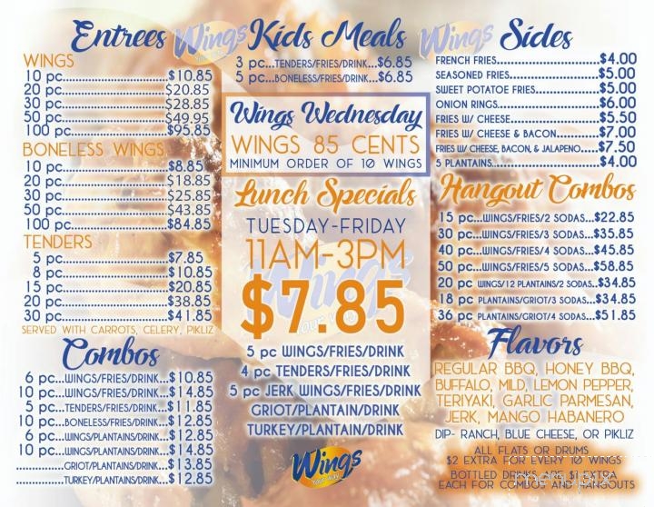 Wings Your Way - Margate, FL menu_pic