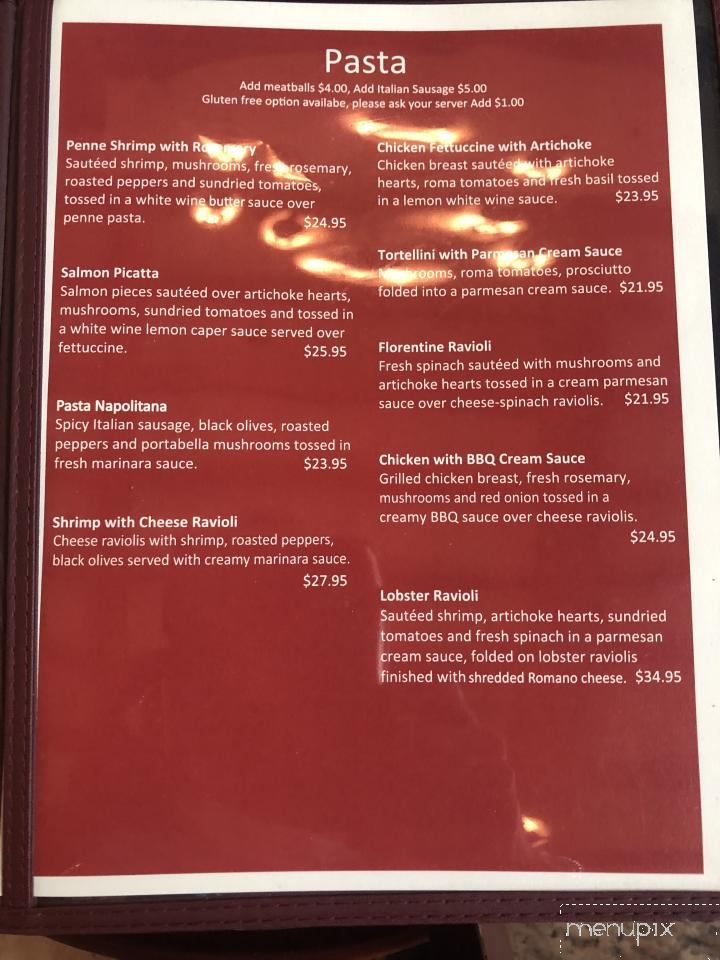 Khristopher's Ristorante & Bar - Carson City, NV menu_pic
