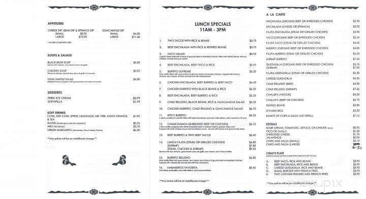 Habaneros - Birmingham, AL menu_pic