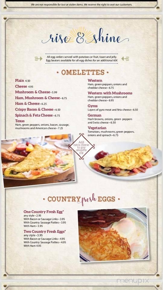 Country Junction - Freeport, IL menu_pic