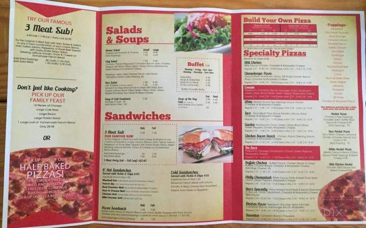 Pizza Barn - Princeton, MN menu_pic