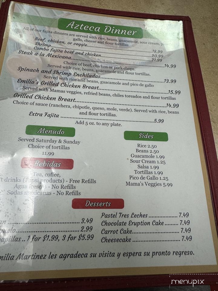 Sol Azteca Taqueria Y Mas - Commerce, TX menu_pic