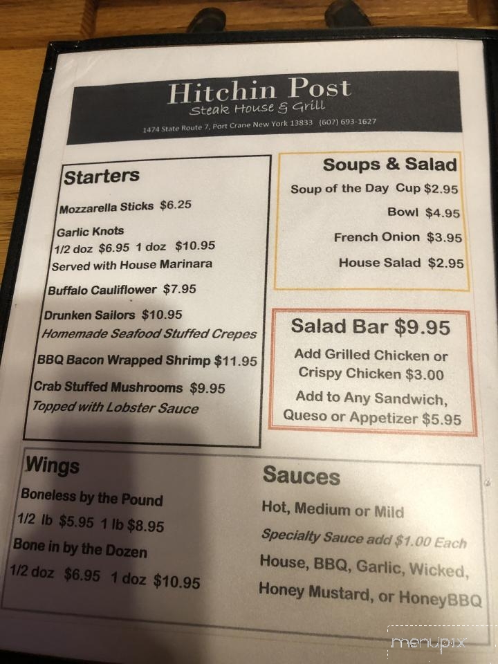 Hitching Post Restaurant - Port Crane, NY
