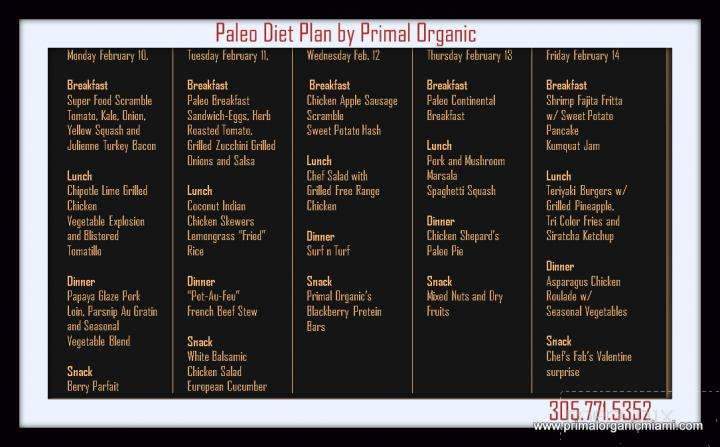 Primal Organic - Miami, FL menu_pic