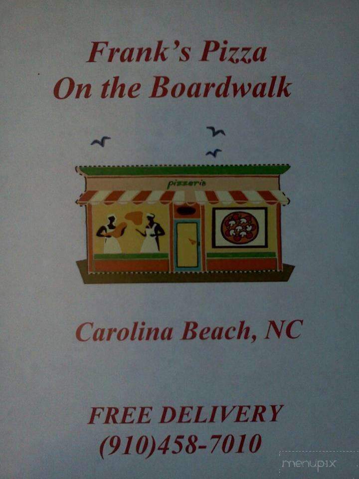 Frank's Pizza - Carolina Beach, NC menu_pic
