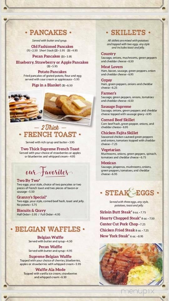 Country Junction - Freeport, IL menu_pic