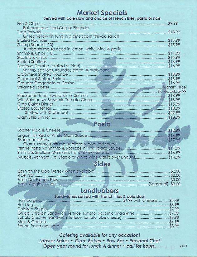 Shore Fresh Seafood Market & Restaurant - Point Pleasant, NJ menu_pic