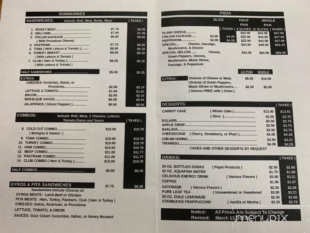 Pete's Kitchen - Mason City, IA menu_pic