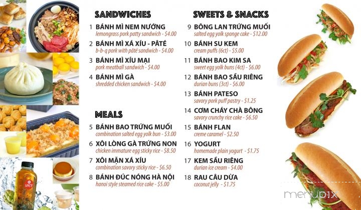 De Viet Kitchen - Houston, TX menu_pic