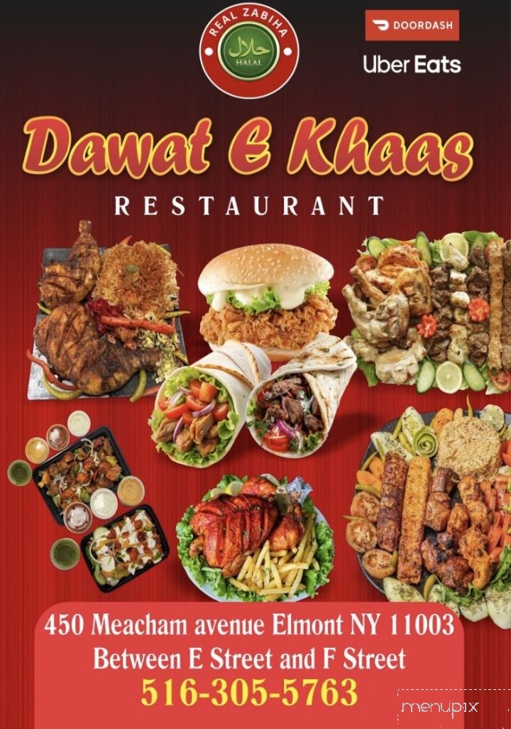 Dawat E Khaas Restaurant - Valley Stream, NY menu_pic