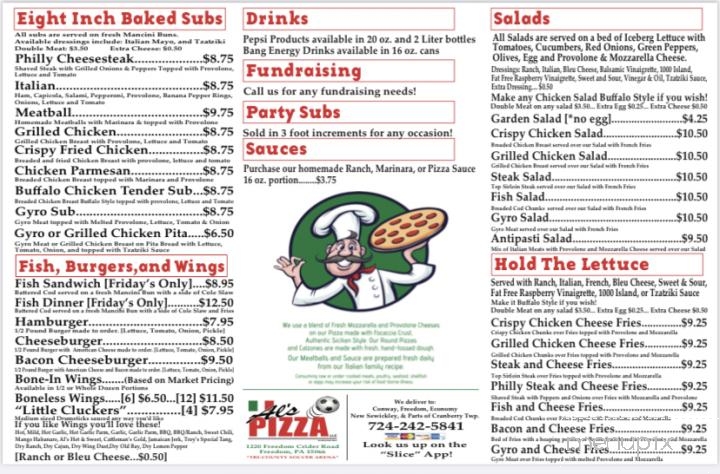 Al's Pizza Economy - Freedom, PA menu_pic