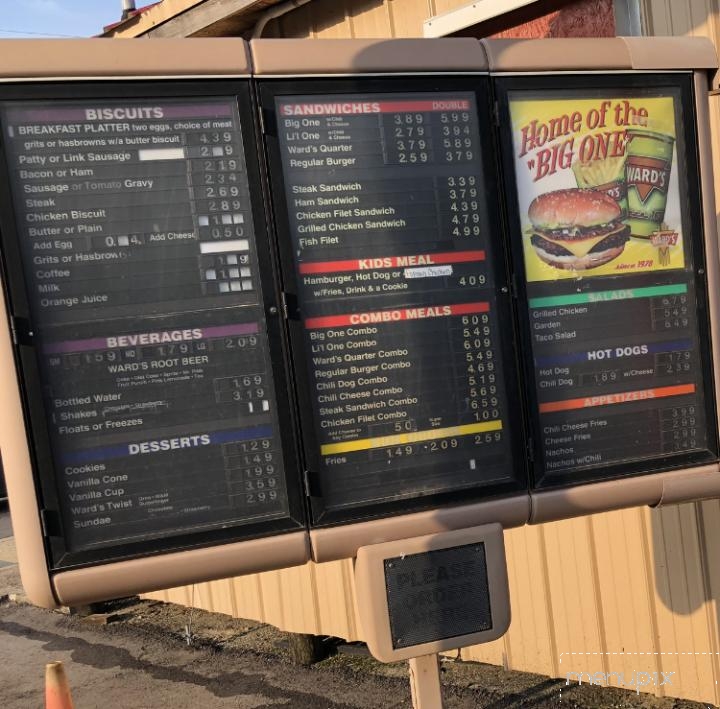 Ward's of Wiggins - Wiggins, MS menu_pic