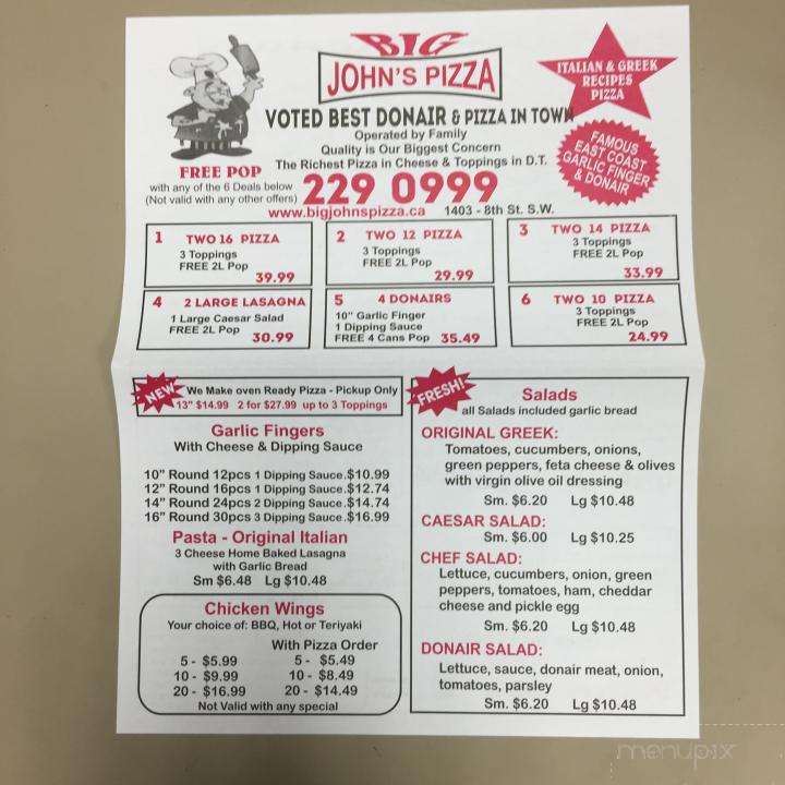 Big John's Pizza & Donairs - Calgary, AB