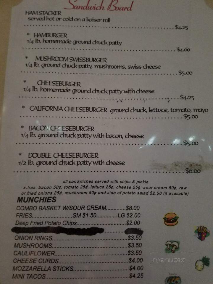 Headin' West - Nekoosa, WI menu_pic