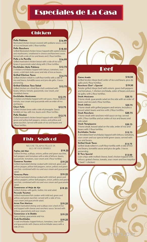 El Toro Bravo - Annapolis, MD menu_pic