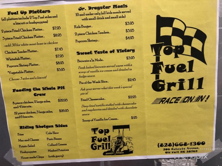 Top Fuel Grill - Old Fort, NC